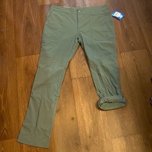 NWT Women’s Columbia Climber Canyon Roll-Up Pants 16 Long
